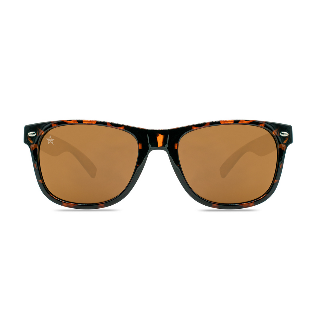 Amber Polarized Square Sunglass - Benson – Sunglass Museum