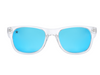 Laguna Blue Moon by TINTS Eyewear. Clear Frame and Blue Polarized Mirrored Lens