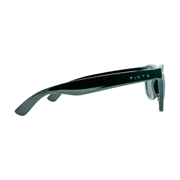 Laguna Onyx by TINTS Eyewear. Black Frame and Polarized Black Lens