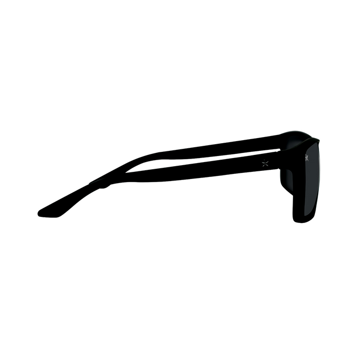 Majestic Night by TINTS Eyewear. Rubberized Black Frame and Polarized Black Lens